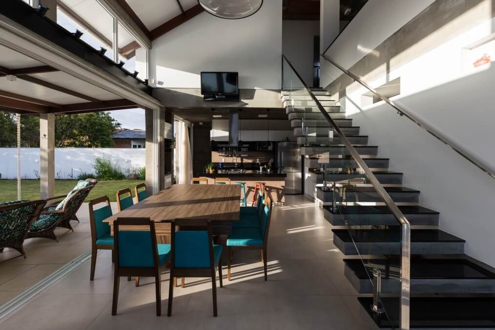 Casa Rio das Contas, 151 office Arquitetura LTDA 151 office Arquitetura LTDA Modern dining room