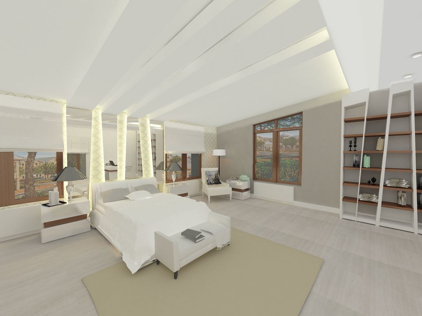 Batı Villaları, Arı Villası, İç Mimar ve Çevre Tasarımcısı İç Mimar ve Çevre Tasarımcısı Minimalist bedroom