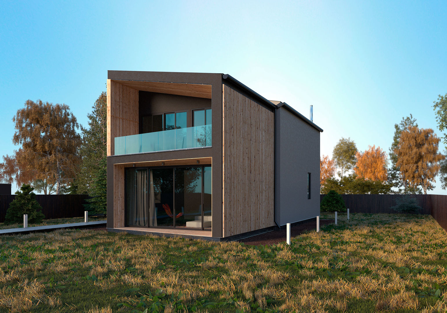 102HOUSE, Grynevich Architects Grynevich Architects منازل خشب Wood effect