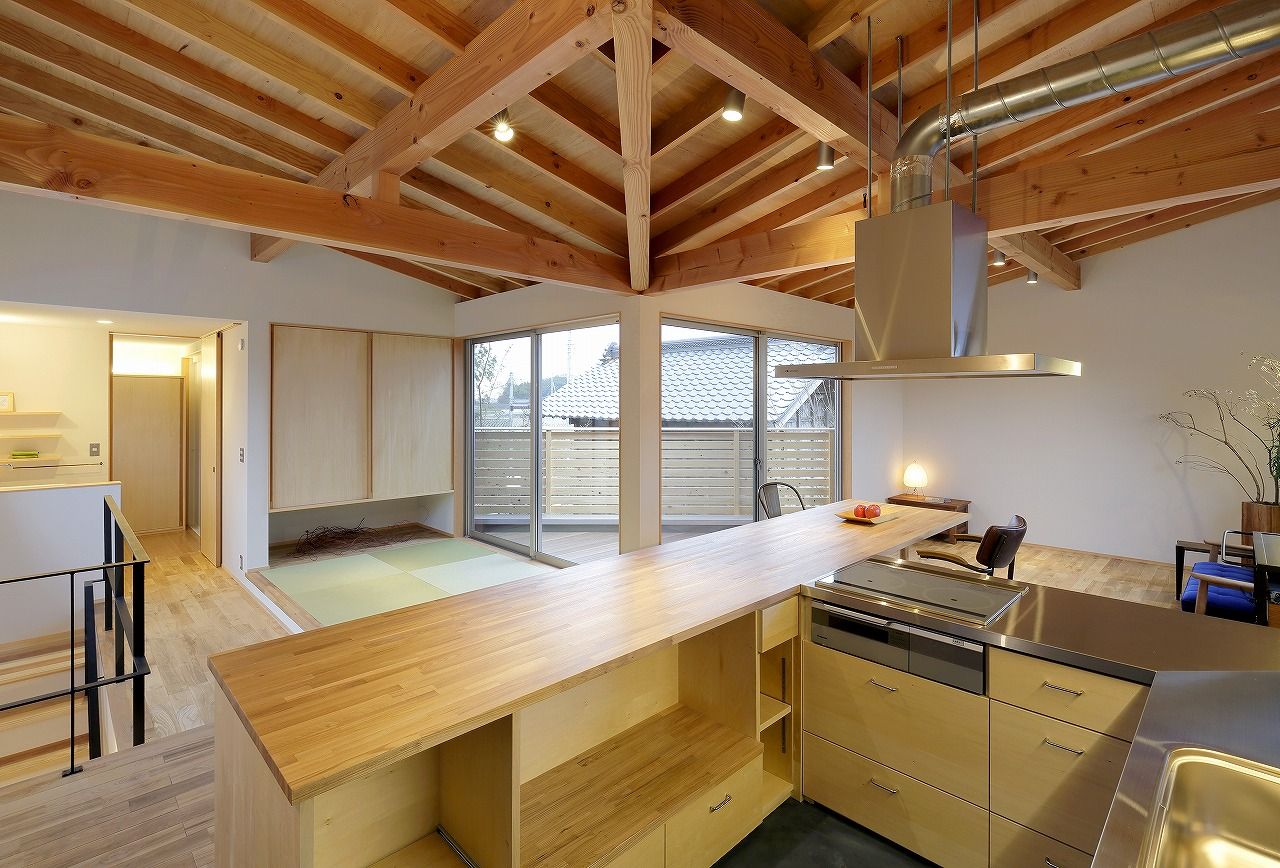 nino, 岡本和樹建築設計事務所 岡本和樹建築設計事務所 Modern kitchen