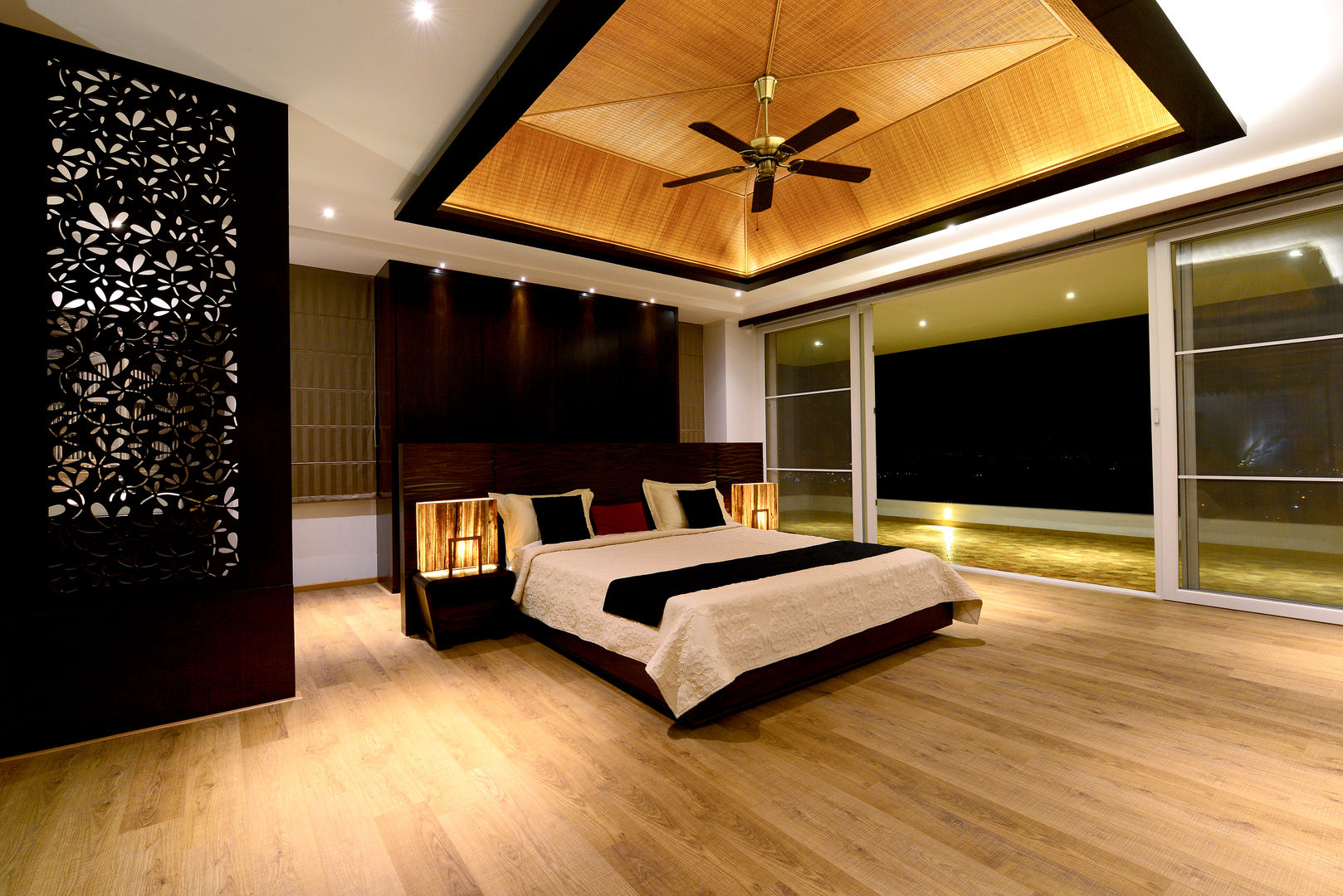 11 K-Waks Studio K-7 Designs Pvt. Ltd Modern style bedroom Wood Wood effect Furniture,Property,Building,Comfort,Wood,Lighting,Interior design,Architecture,Floor,Decoration