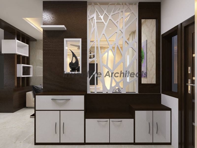 Interior Project for 3BHK Flat, Inventivearchitects Inventivearchitects Living room