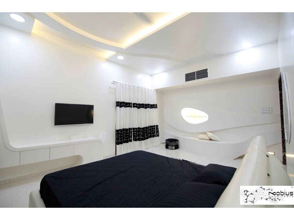 Shanti Villa, Mobius Architects Mobius Architects Modern style bedroom
