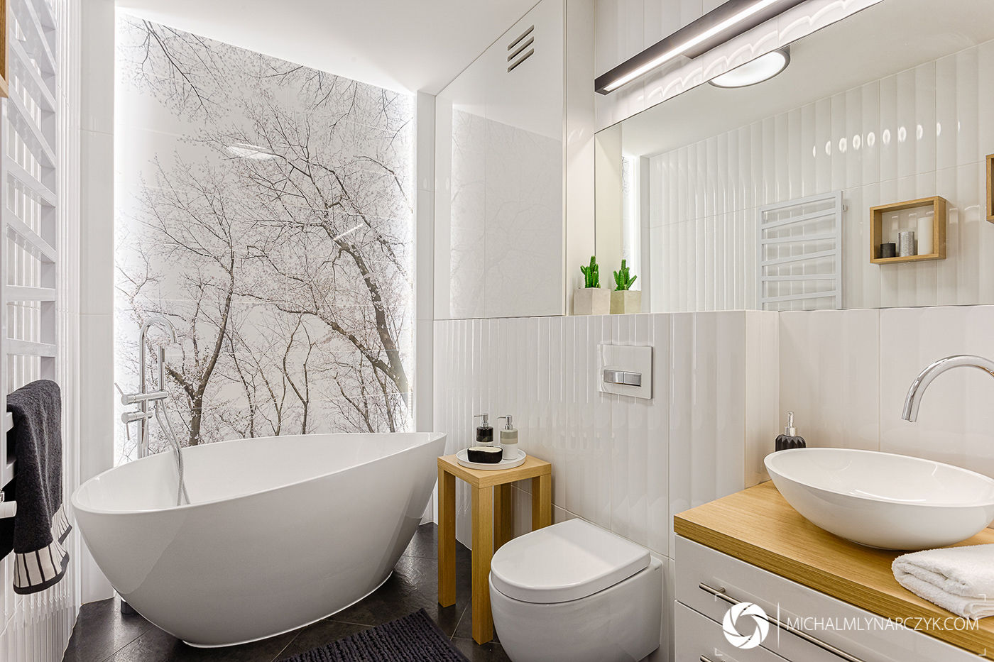 Mieszkanie / Żoliborz, Michał Młynarczyk Fotograf Wnętrz Michał Młynarczyk Fotograf Wnętrz Modern bathroom