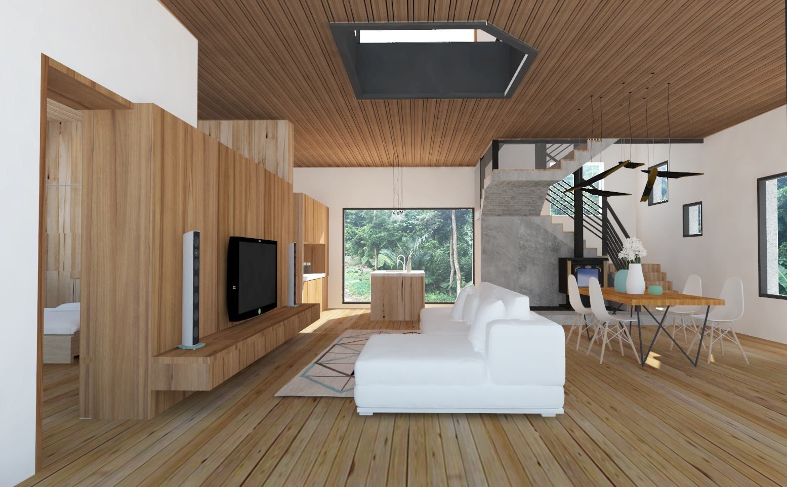 石方山居, 行一建築 _ Yuan Architects 行一建築 _ Yuan Architects Casas modernas: Ideas, imágenes y decoración