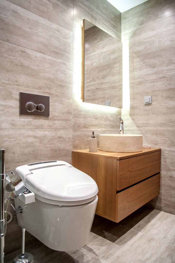 Aslı Özsoy Evi, Este Mimarlık Tasarım Uygulama Este Mimarlık Tasarım Uygulama Modern style bathrooms