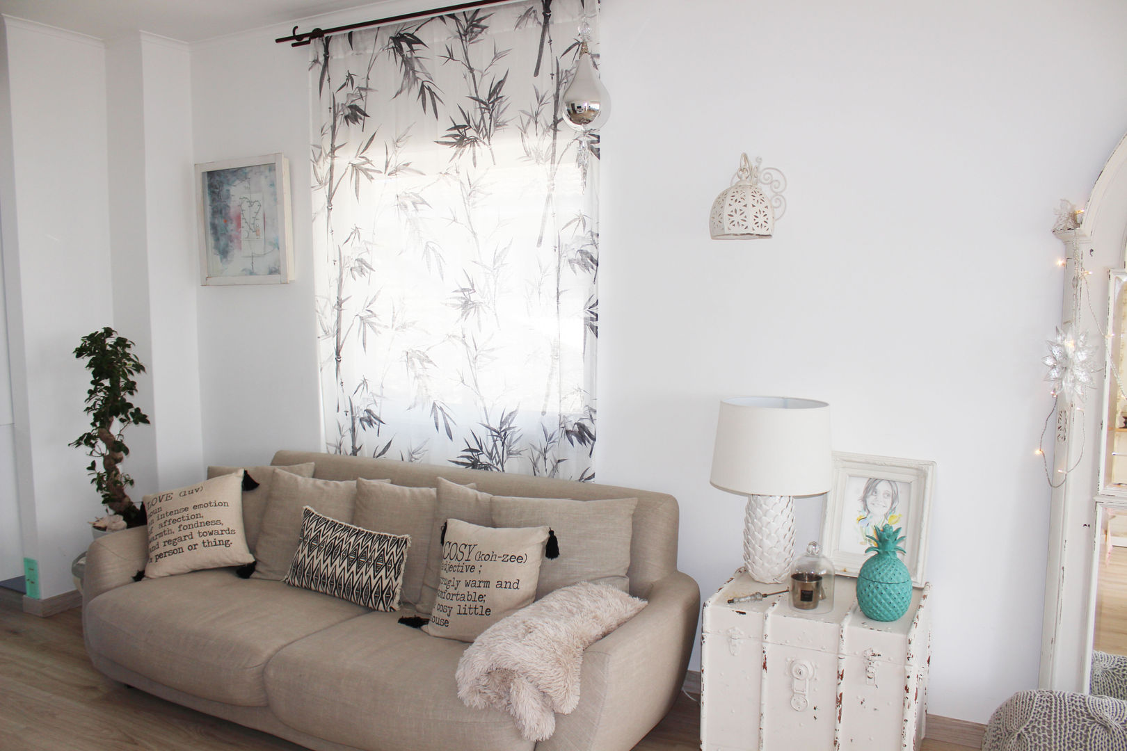 Um apartamento de Princesa, alma portuguesa alma portuguesa Rustic style living room