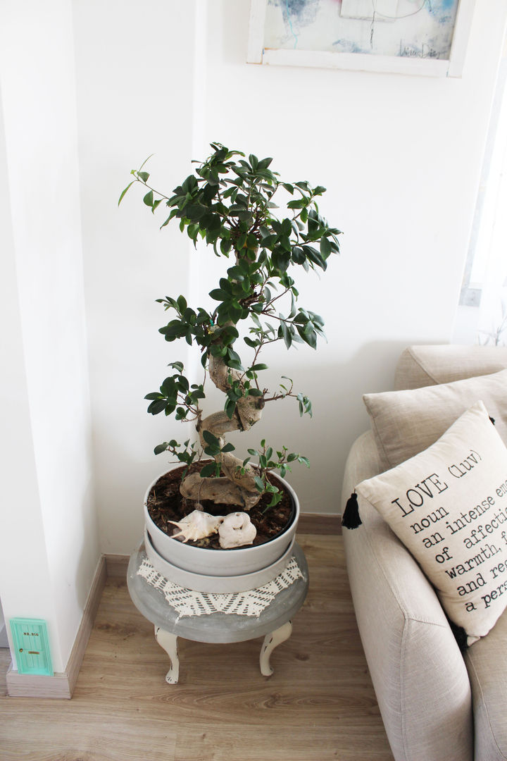 Um apartamento de Princesa, alma portuguesa alma portuguesa Rustic style living room