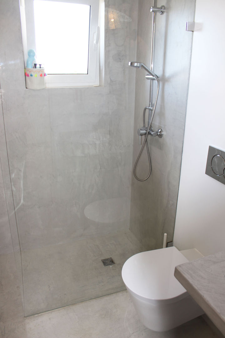 Um apartamento de Princesa, alma portuguesa alma portuguesa Rustic style bathroom