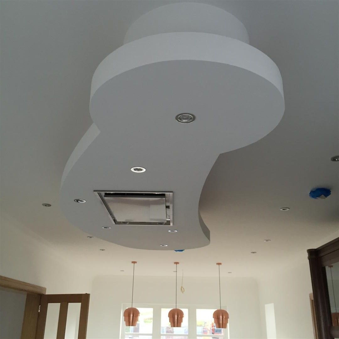 Kitchen Extractor Roundhouse Architecture Ltd Dapur Modern extractor hood,kitchen light,kitchen lighting,LED Lighting