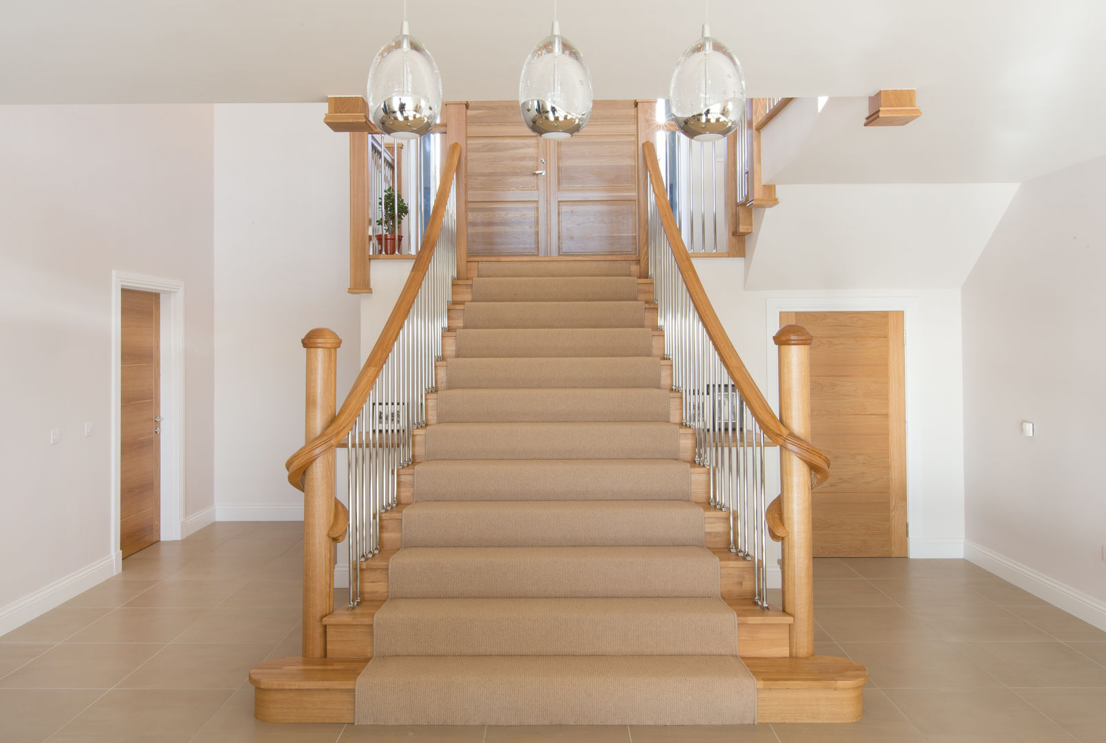 Coldwells, Alford, Aberdeenshire, Roundhouse Architecture Ltd Roundhouse Architecture Ltd Modern Corridor, Hallway and Staircase