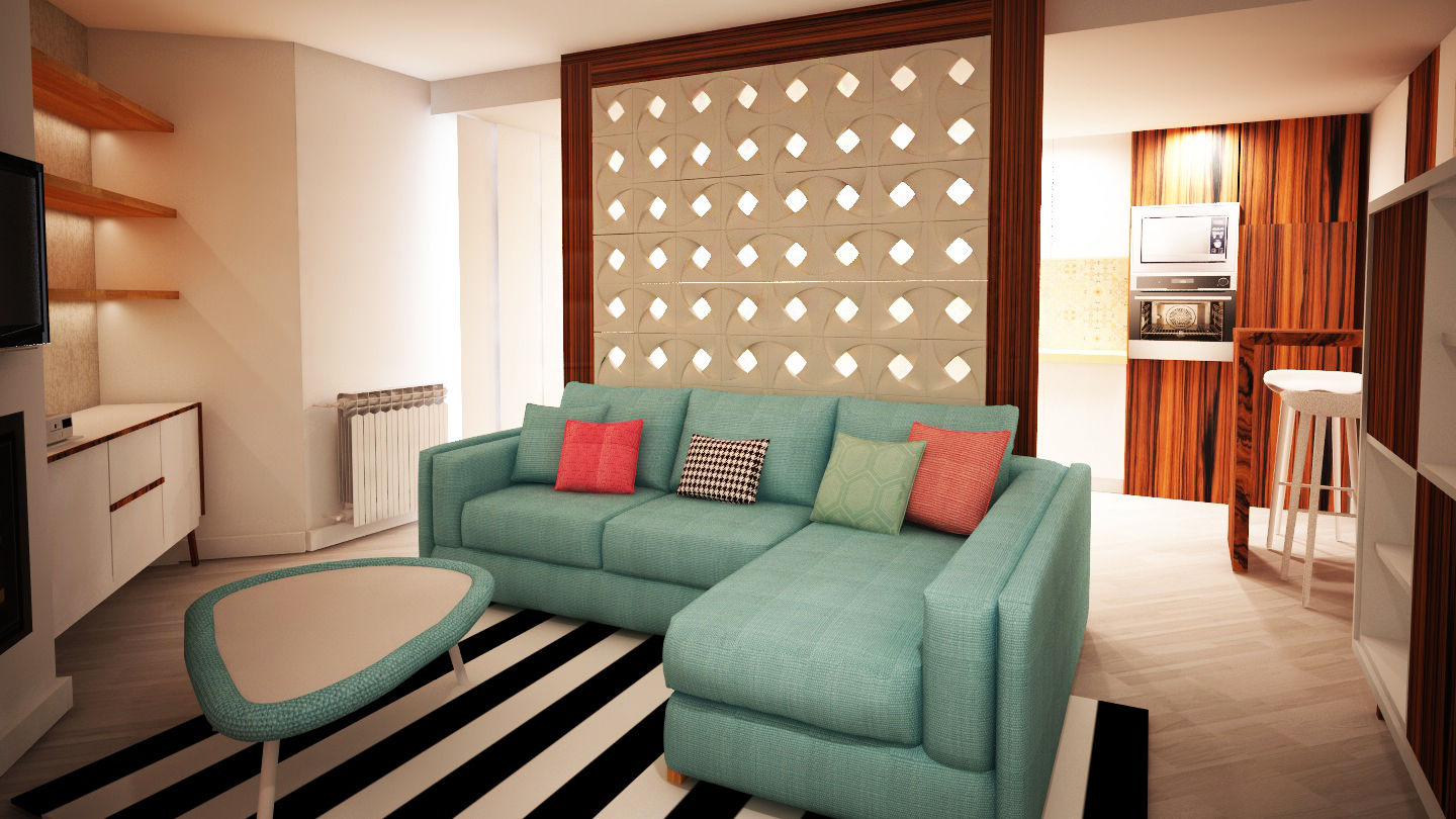 Home sweet apartment, TC elements® TC elements® Eclectic style walls & floors