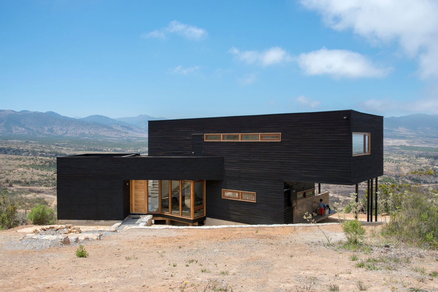 Casa en Los Molles, Thomas Löwenstein arquitecto Thomas Löwenstein arquitecto Rustic style house Wood Wood effect