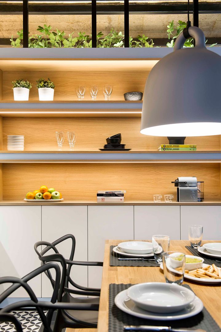 Urban beach home, Egue y Seta Egue y Seta Cucina in stile mediterraneo