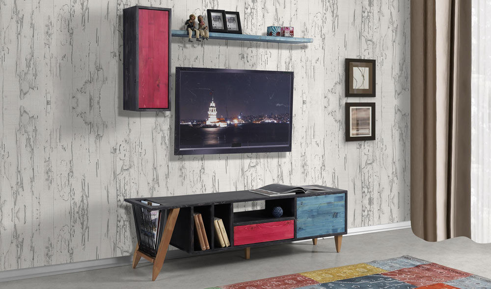 Tv Üniteleri, CaddeYıldız furniture CaddeYıldız furniture Nowoczesna jadalnia Akcesoria i dekoracje