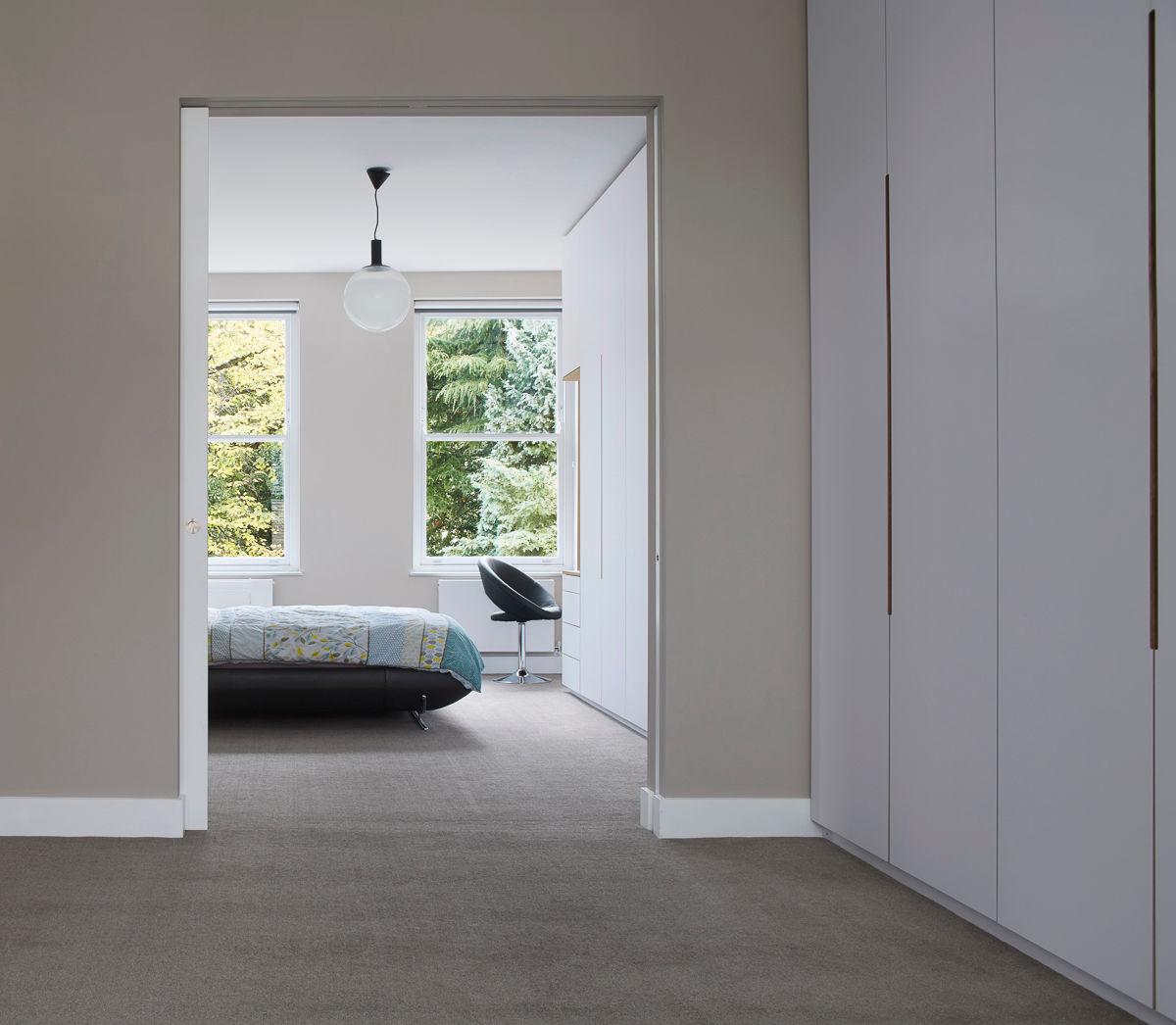 Church Crescent Bedroom Andrew Mulroy Architects Moderne Schlafzimmer