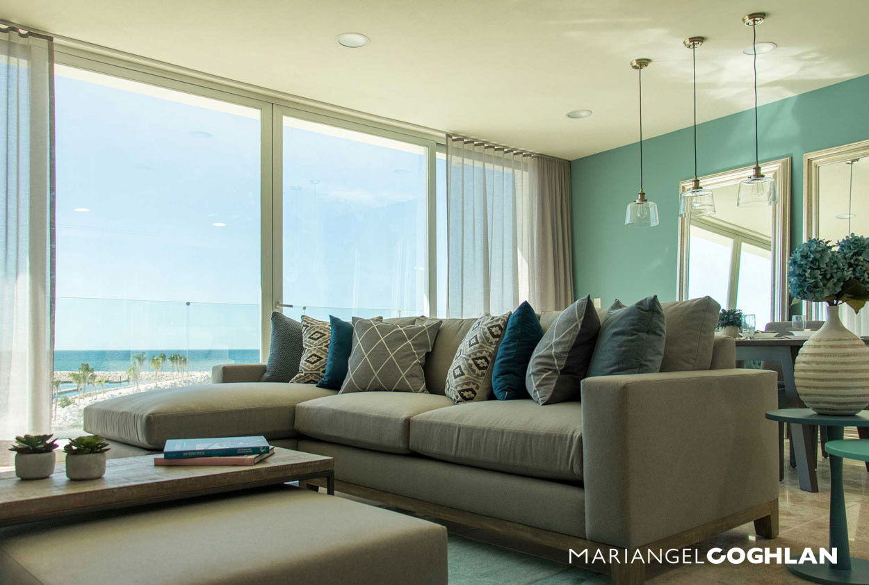 Proyecto Palmas, MARIANGEL COGHLAN MARIANGEL COGHLAN Modern living room