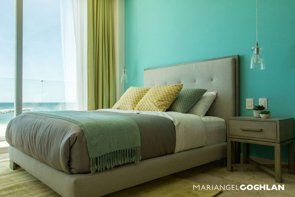 Proyecto Palmas, MARIANGEL COGHLAN MARIANGEL COGHLAN モダンスタイルの寝室