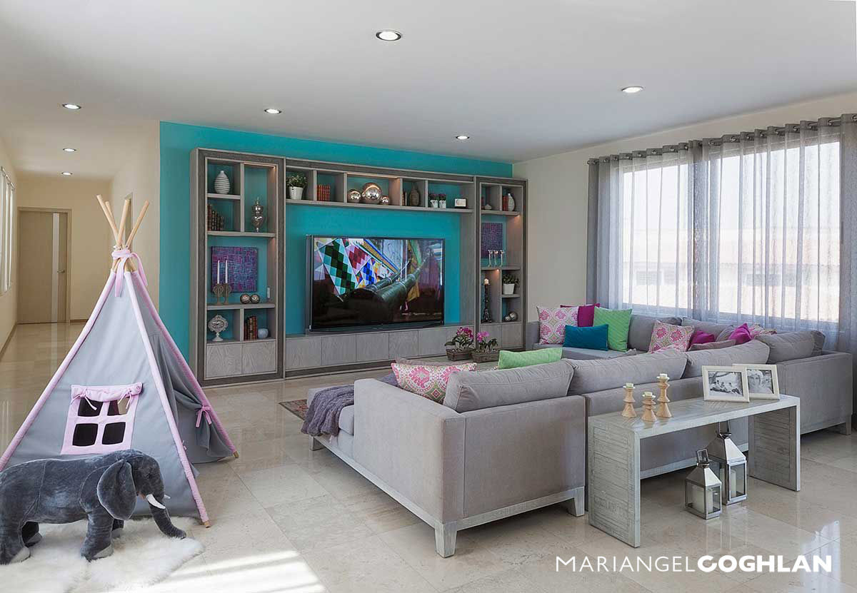 Proyecto Almendros, MARIANGEL COGHLAN MARIANGEL COGHLAN Modern living room