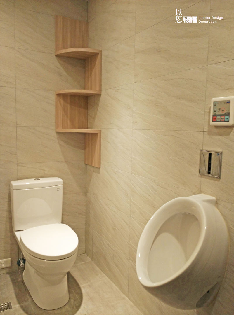 共用衛浴 以恩室內裝修設計工程有限公司 Modern bathroom