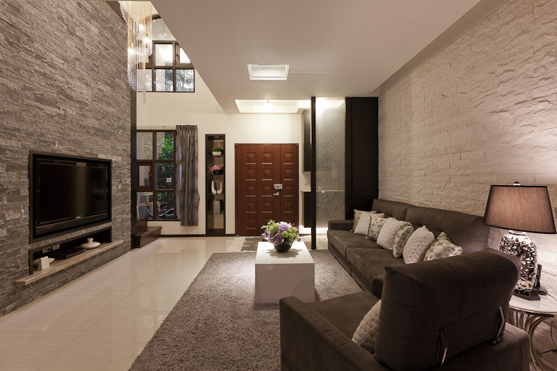 仰‧初相, 芸采創意空間設計-YCID Interior Design 芸采創意空間設計-YCID Interior Design Tropical style living room