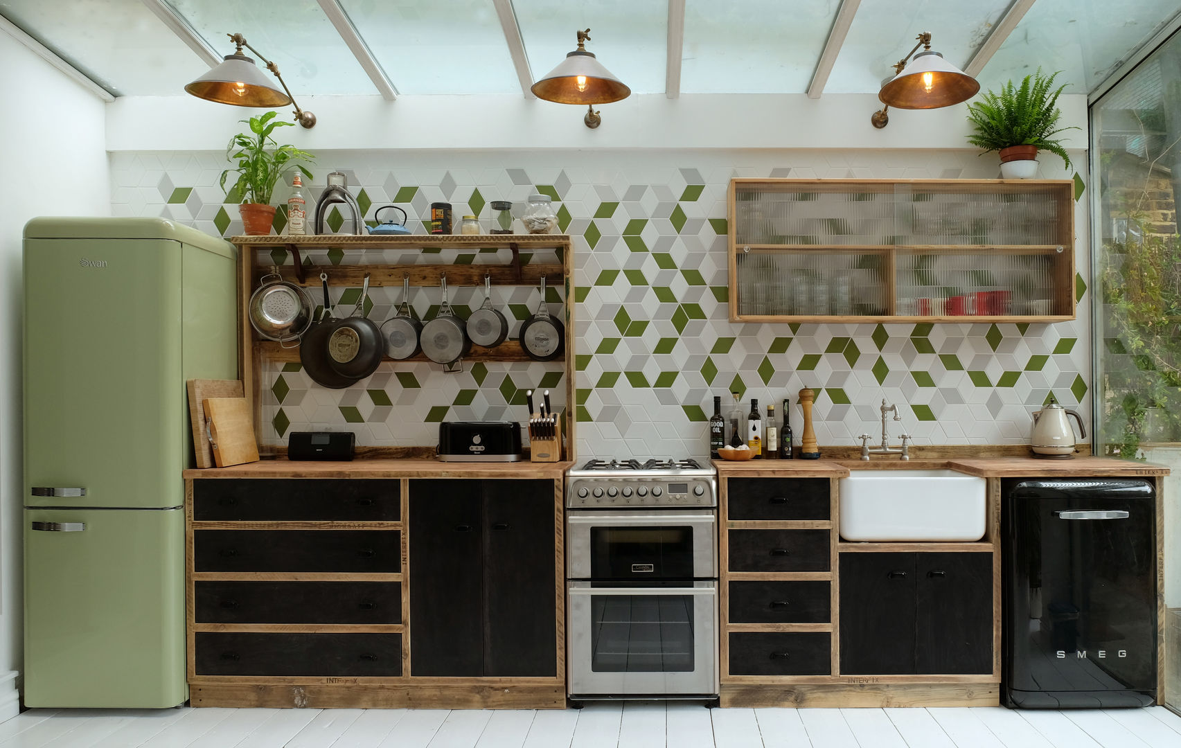 CLAPTON KITCHEN - LONDON E5, Relic Interiors kitchens and furniture Relic Interiors kitchens and furniture مطبخ