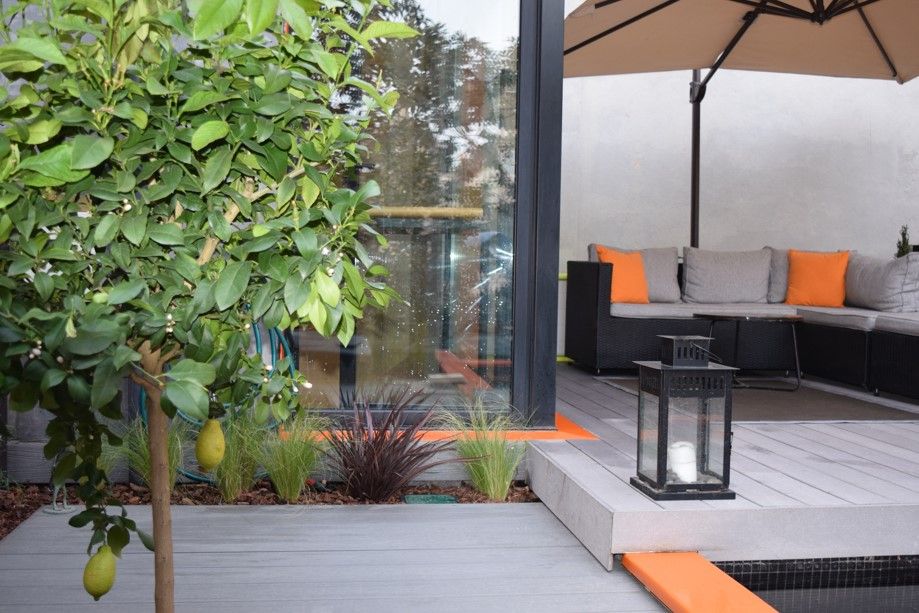 Zona descanso homify Jardines de estilo moderno