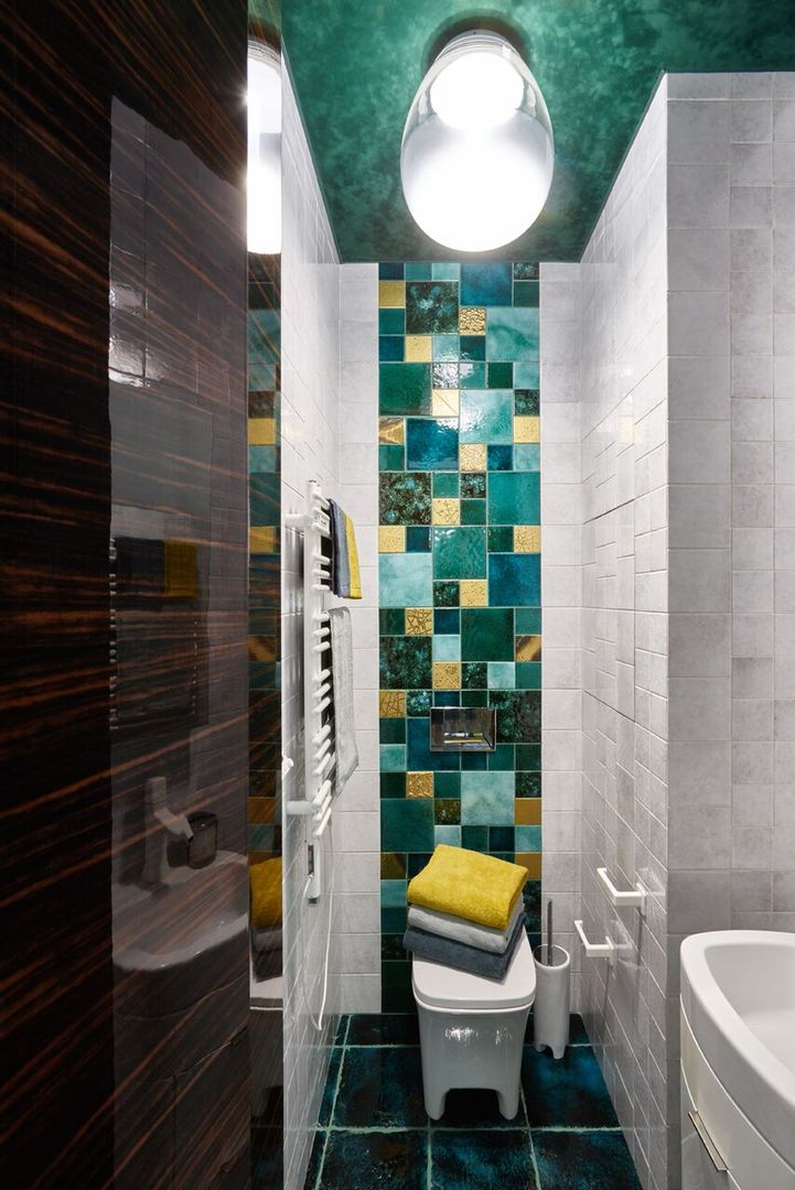 Квартира в ЖК «Вилланж» - Элегантная квартира, Вира-АртСтрой Вира-АртСтрой Modern bathroom
