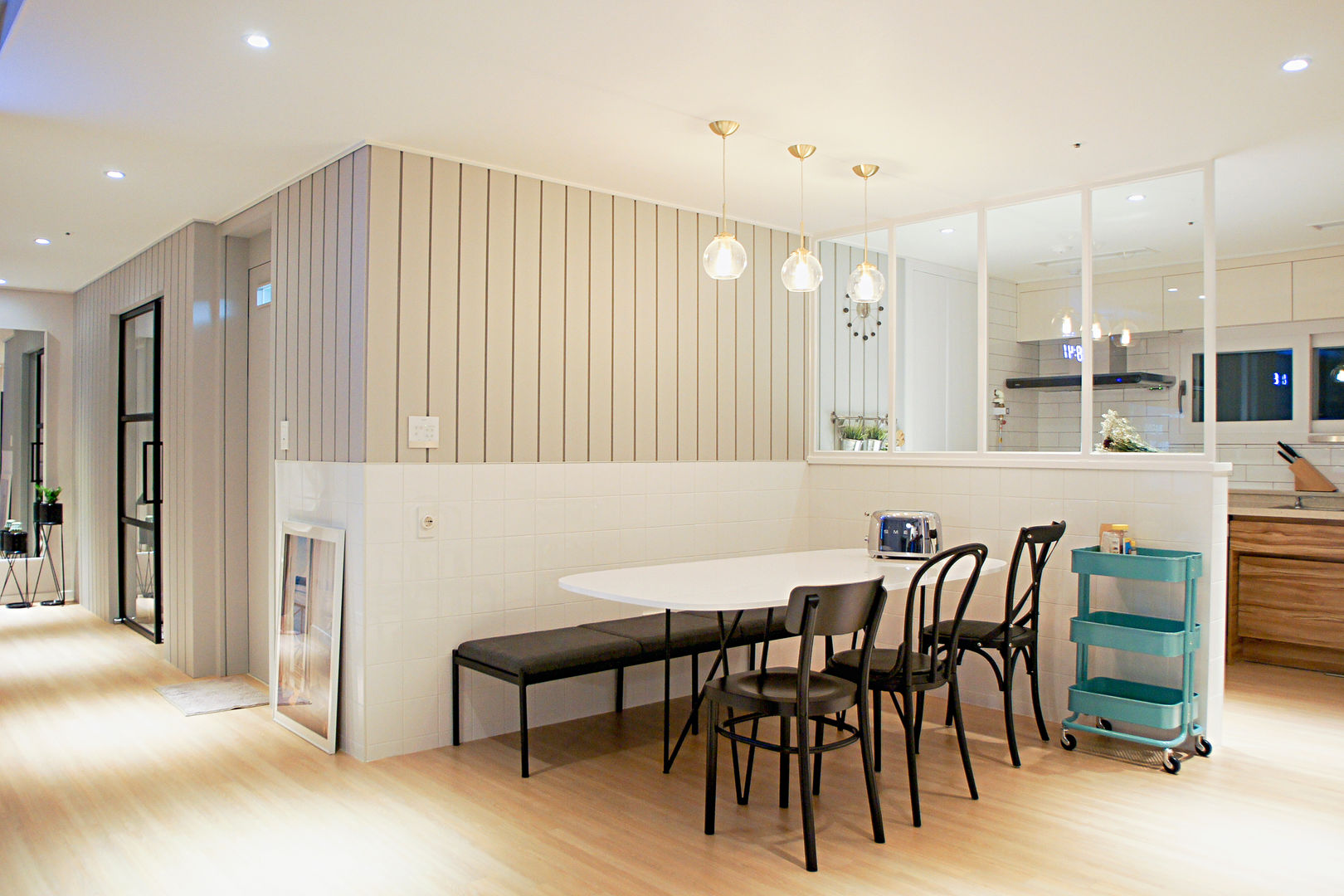 대전광역시 동구 대성동 하늘채 34PY, 위드디자인 위드디자인 Modern dining room