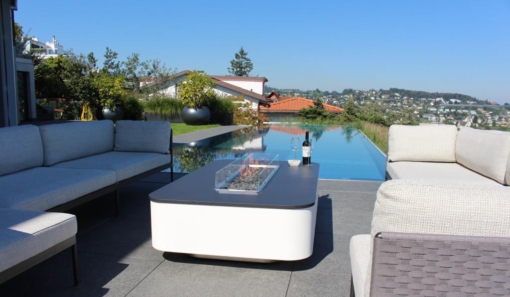 Dubai Gas Fire Table - Lake Zurich Rivelin Garden gas fire pit,gas fire table,gas fire pit table,Fire pits & barbecues