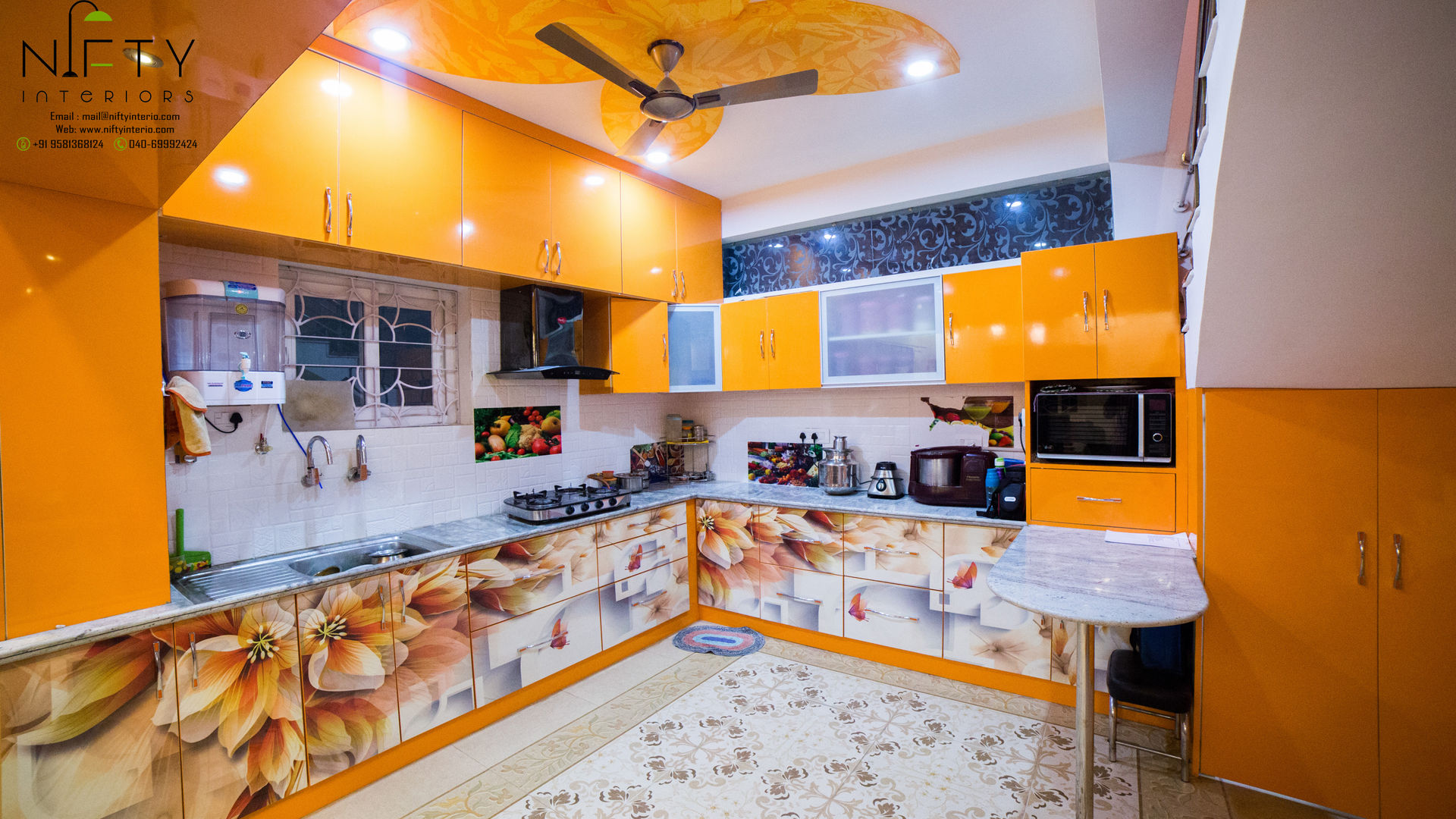 PA Bachupally Residence , Nifty Interio Nifty Interio Cuisine moderne Bois composite