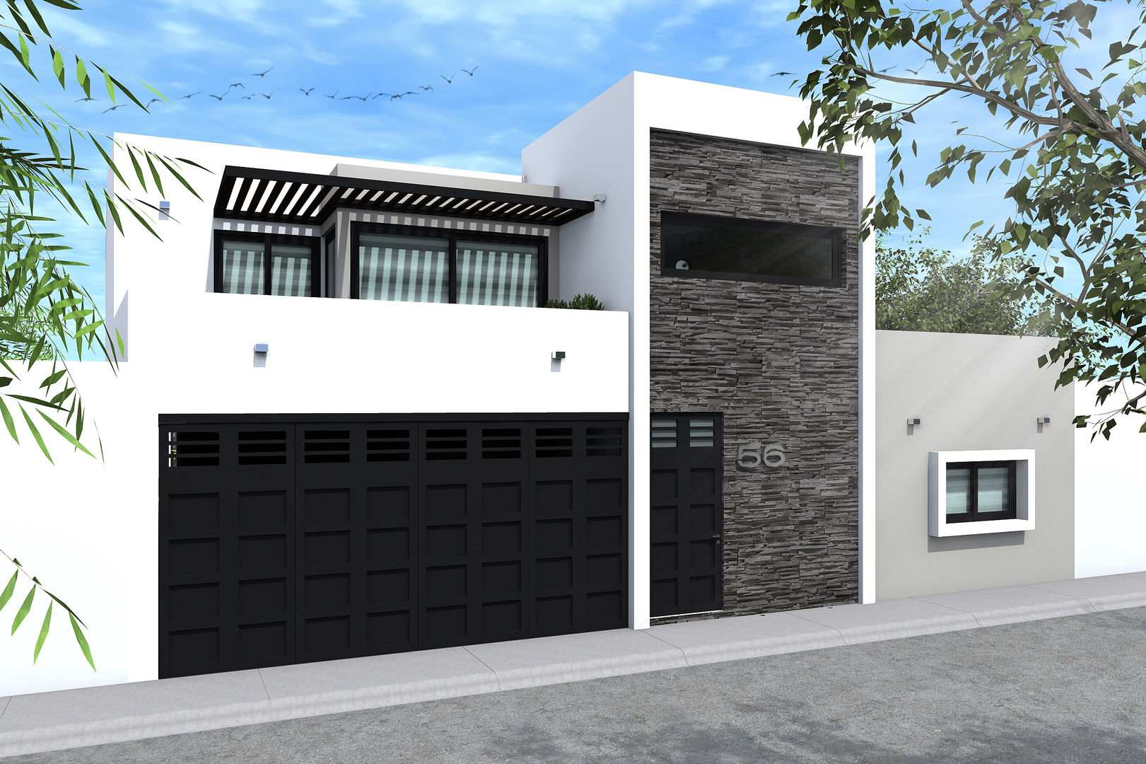 homify Modern houses Stone