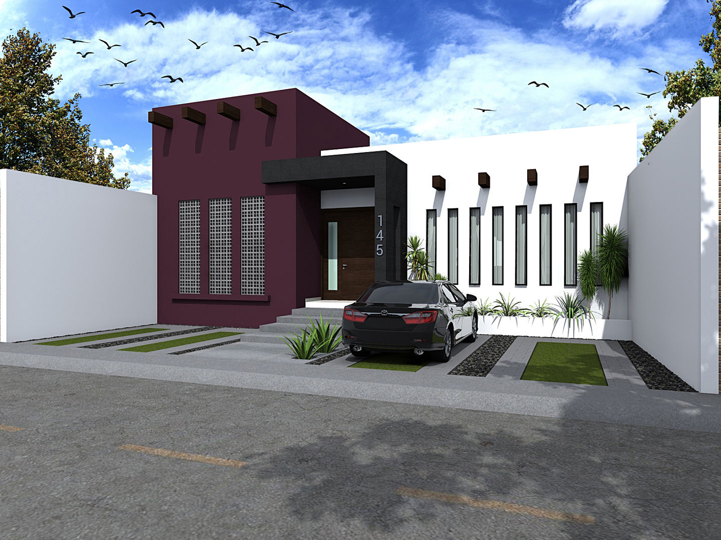 homify Modern houses پتھر