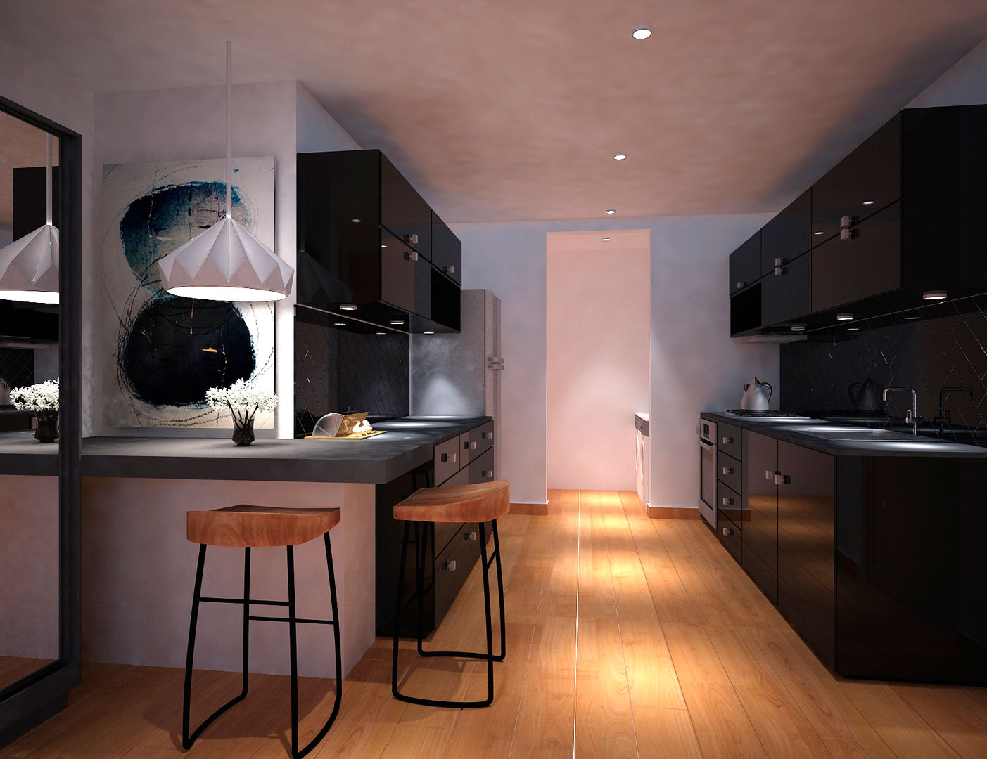 Proyecto Cle, Fiallo Design Studio Fiallo Design Studio Modern kitchen