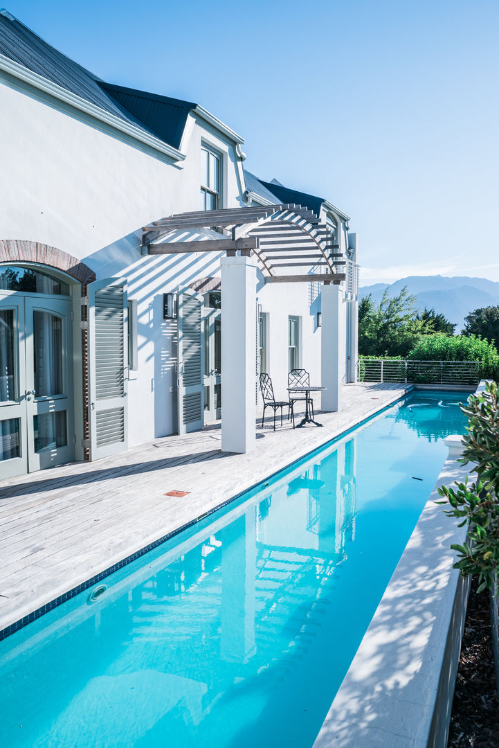 Pool Tim Ziehl Architects Pool Linear Pool,Arched Pergola,Timber Pergola