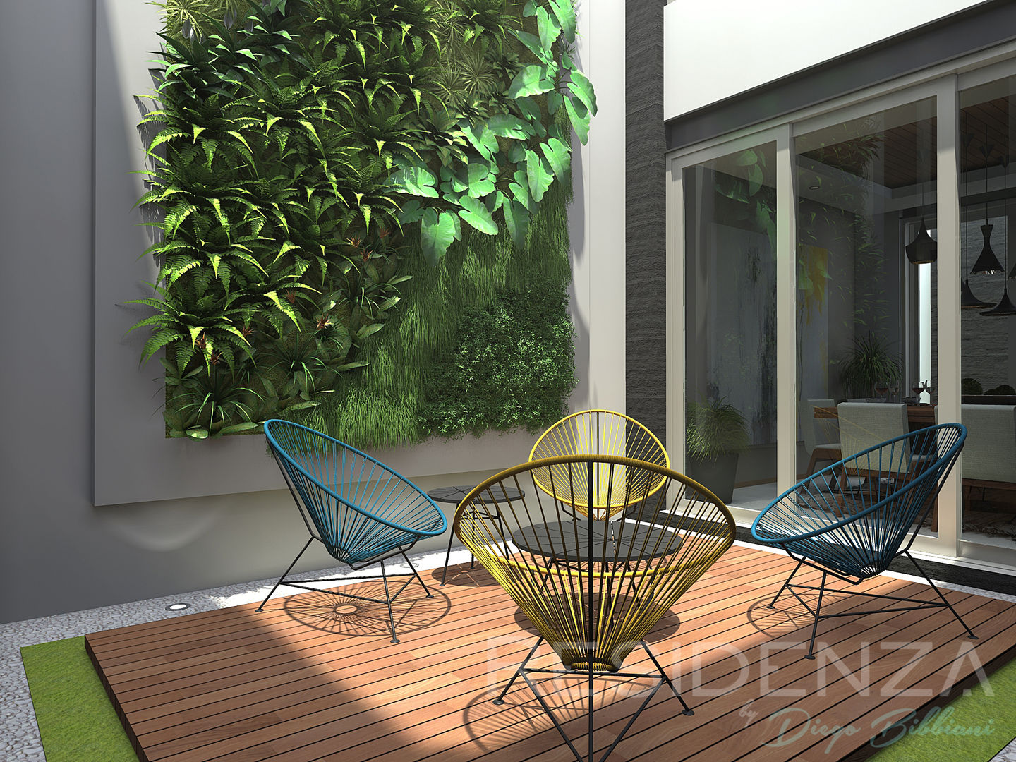 homify Jardin moderne Bois Effet bois