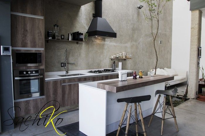 homify Industrial style kitchen Storage