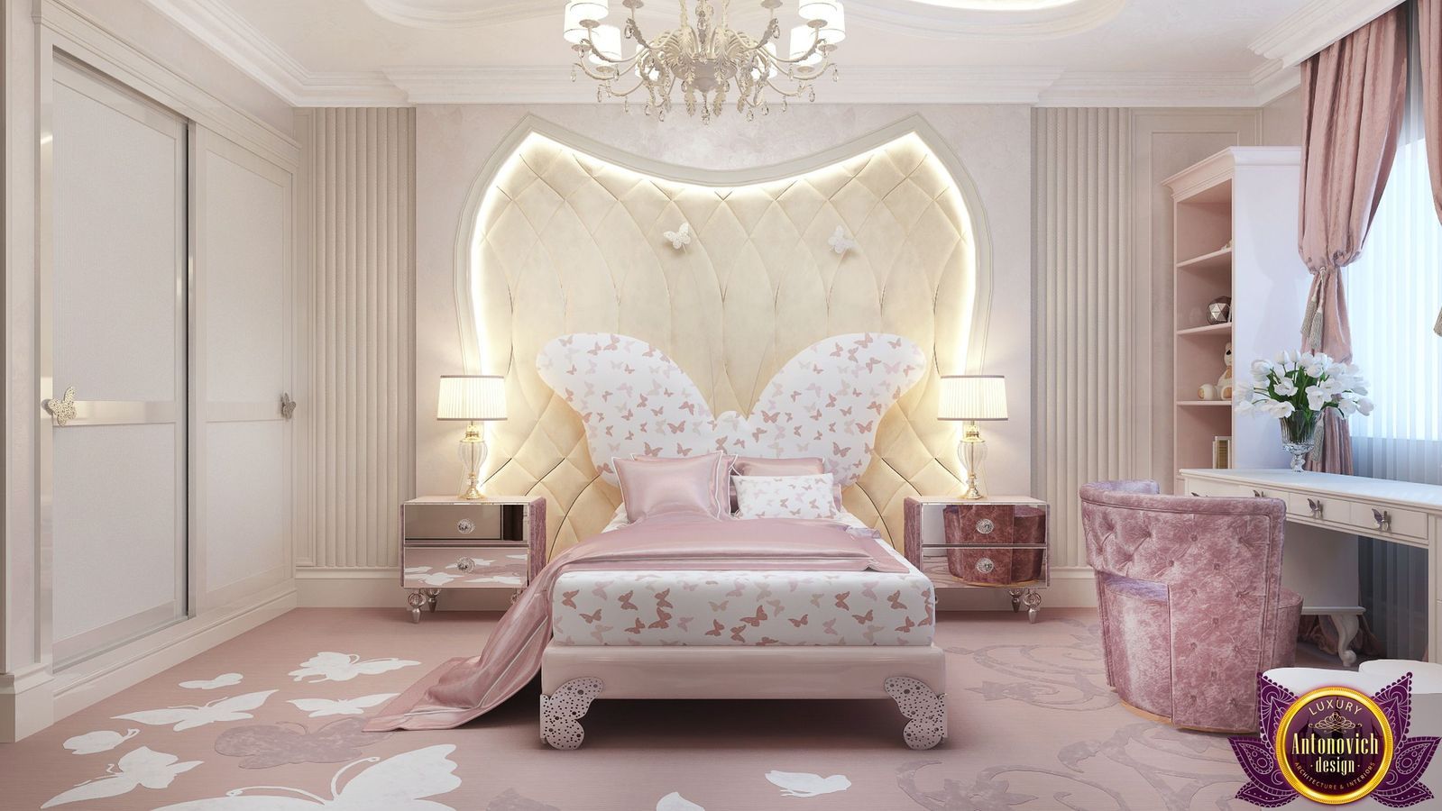 ​ Kids bedroom interior design by Katrina Antonovich, Luxury Antonovich Design Luxury Antonovich Design Classic style bedroom