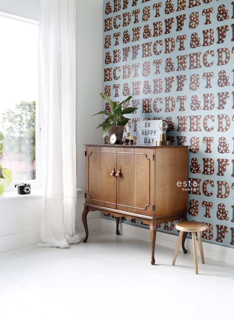 #FAB van ESTAhome.nl, ESTAhome.nl ESTAhome.nl Walls Wallpaper