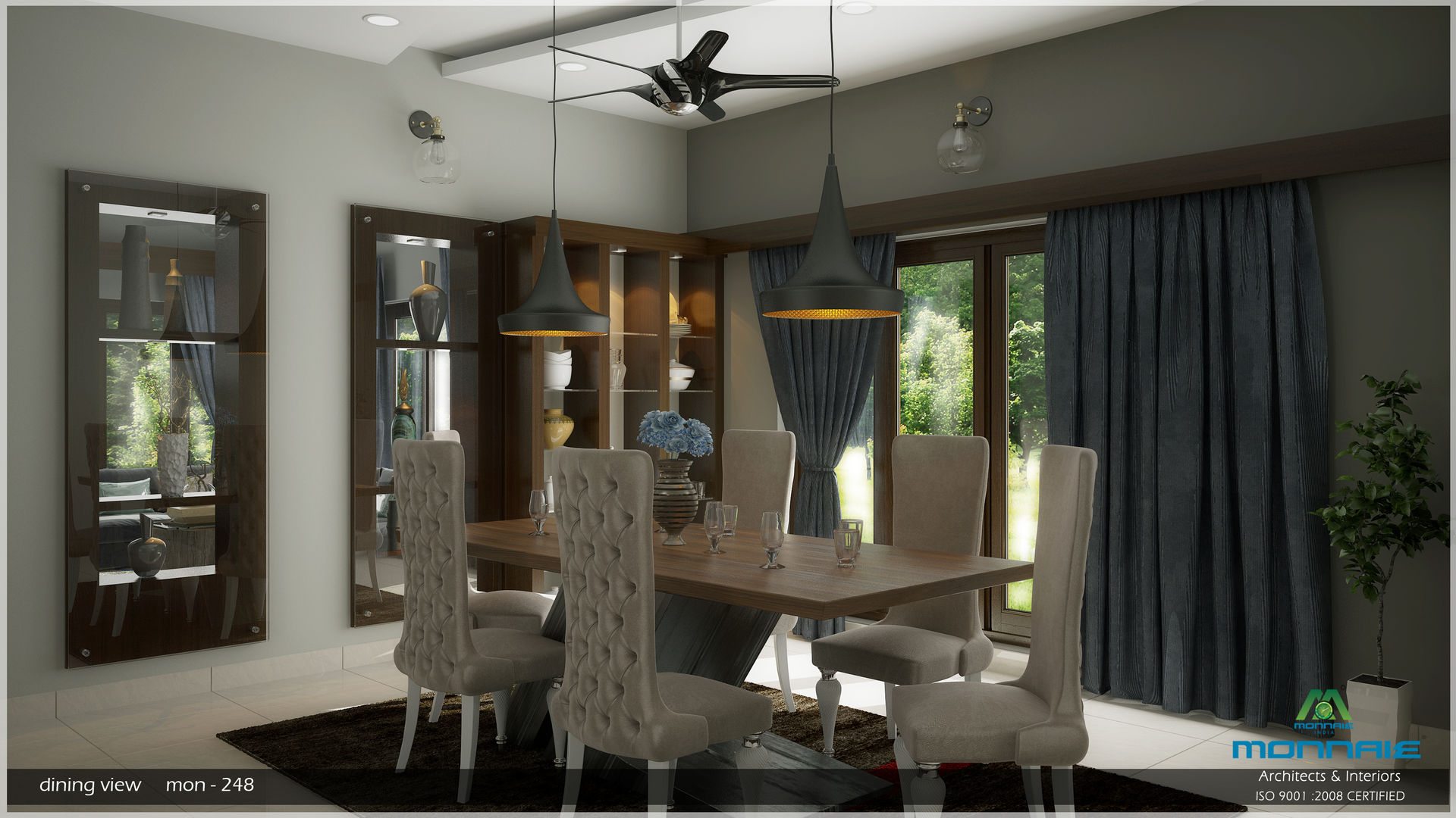 A Modern Elegant Feel, Premdas Krishna Premdas Krishna Modern dining room