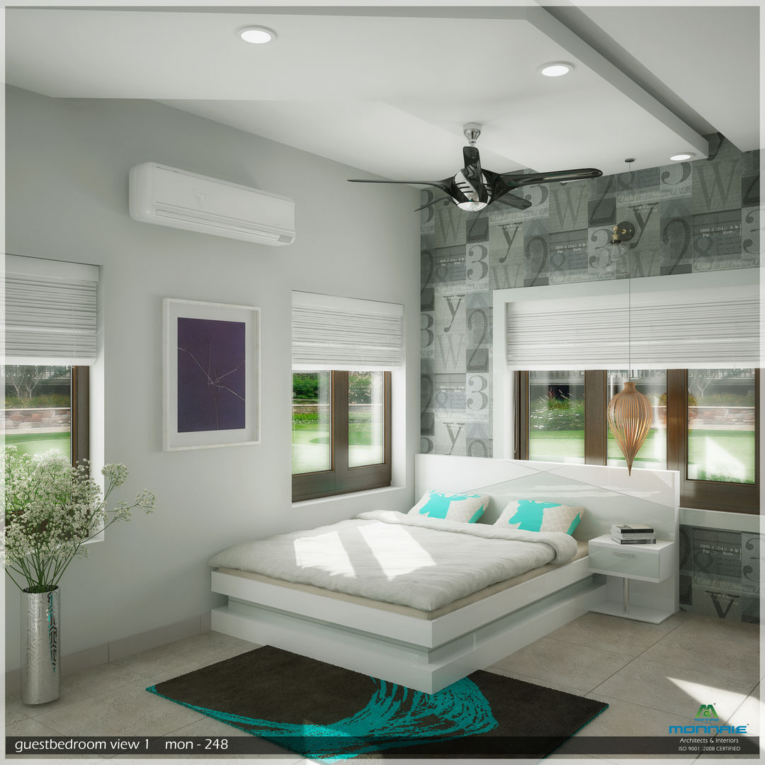 A Modern Elegant Feel, Premdas Krishna Premdas Krishna Modern style bedroom