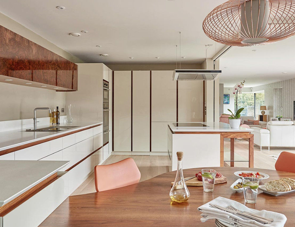 Soho Modern Kitchen Stonehouse Furniture Dapur Modern Kayu Wood effect Cabinets & shelves