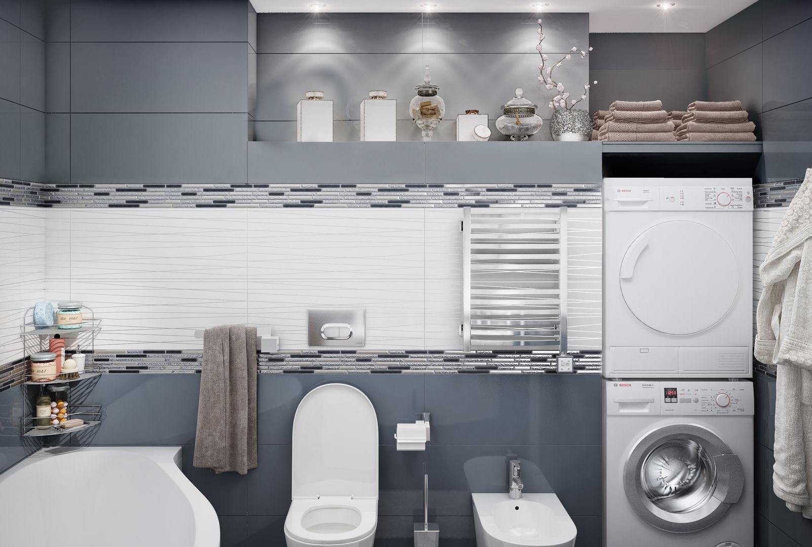 Санузел может быть разным!, stiledesign stiledesign Minimalist bathroom