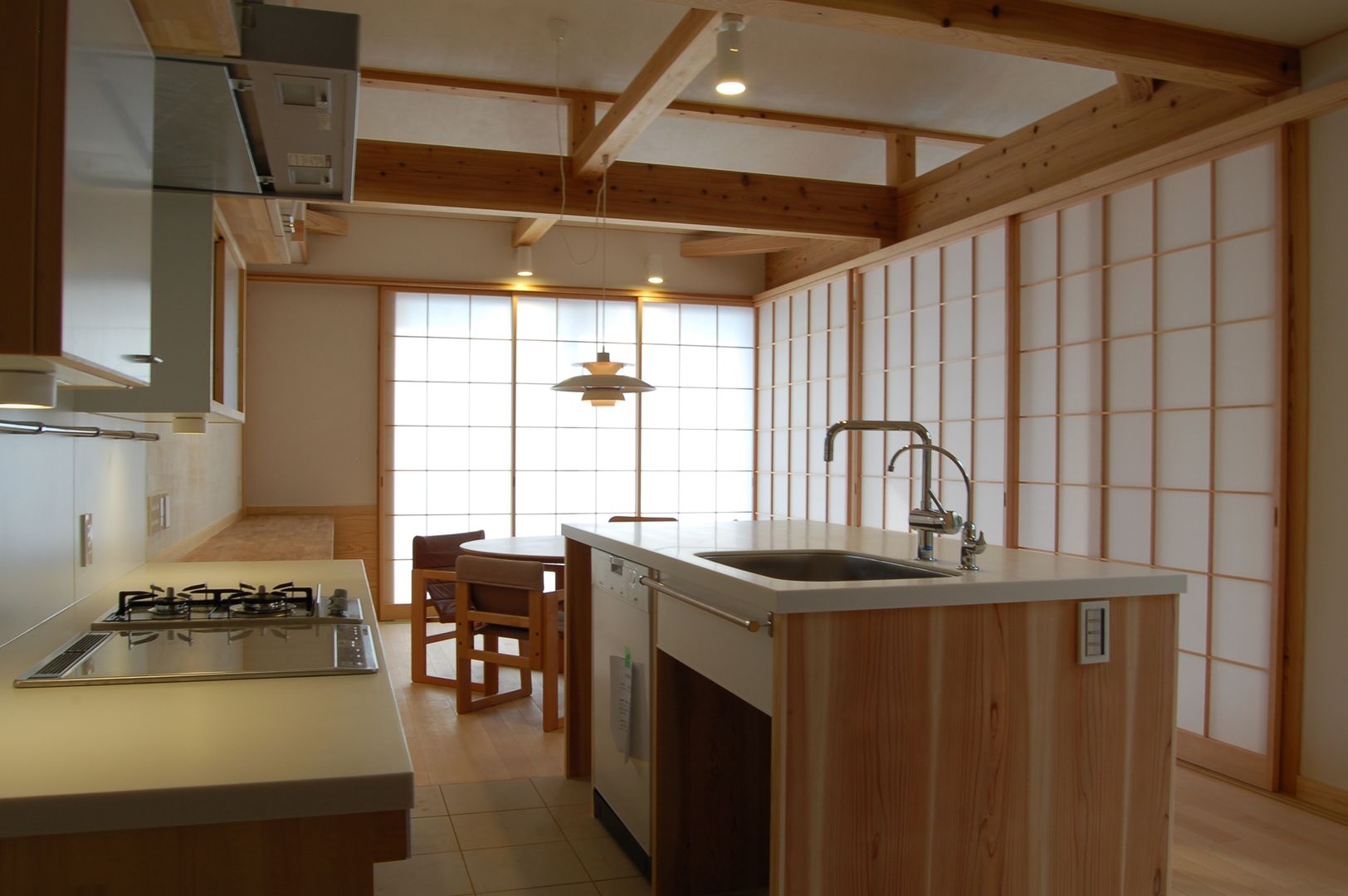 まちの家, 田村建築設計工房 田村建築設計工房 Cocinas de estilo asiático