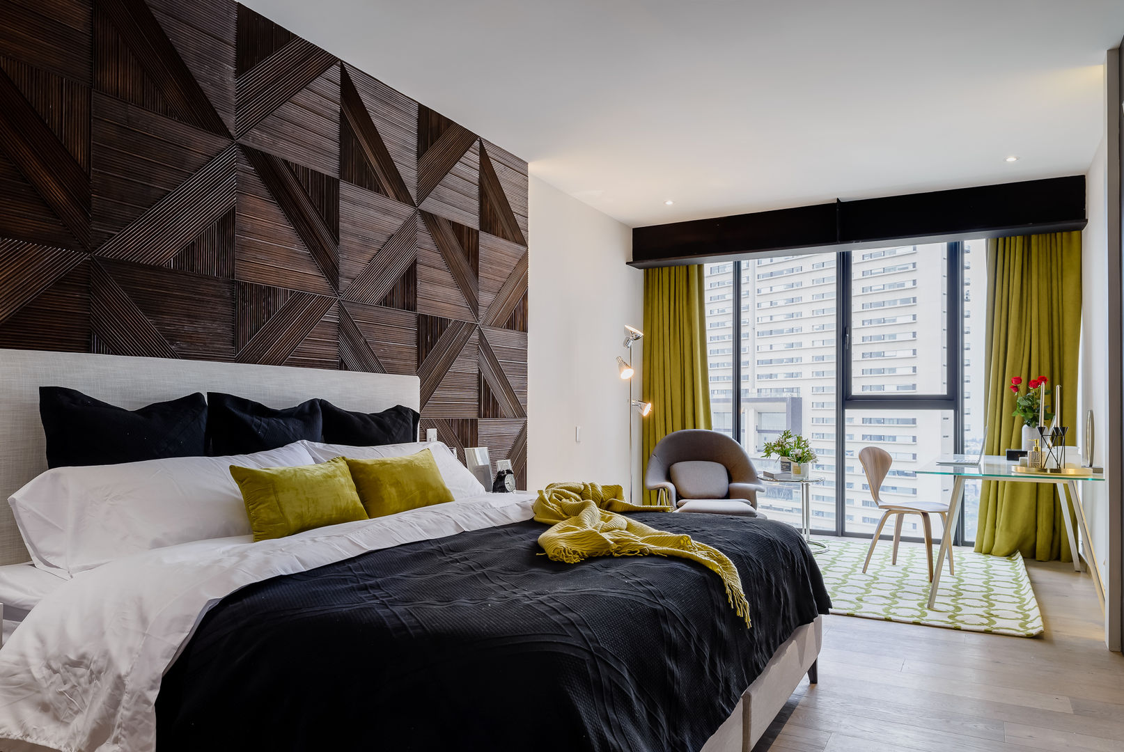 16MAN, NIVEL TRES ARQUITECTURA NIVEL TRES ARQUITECTURA Kamar Tidur Modern Kayu Wood effect