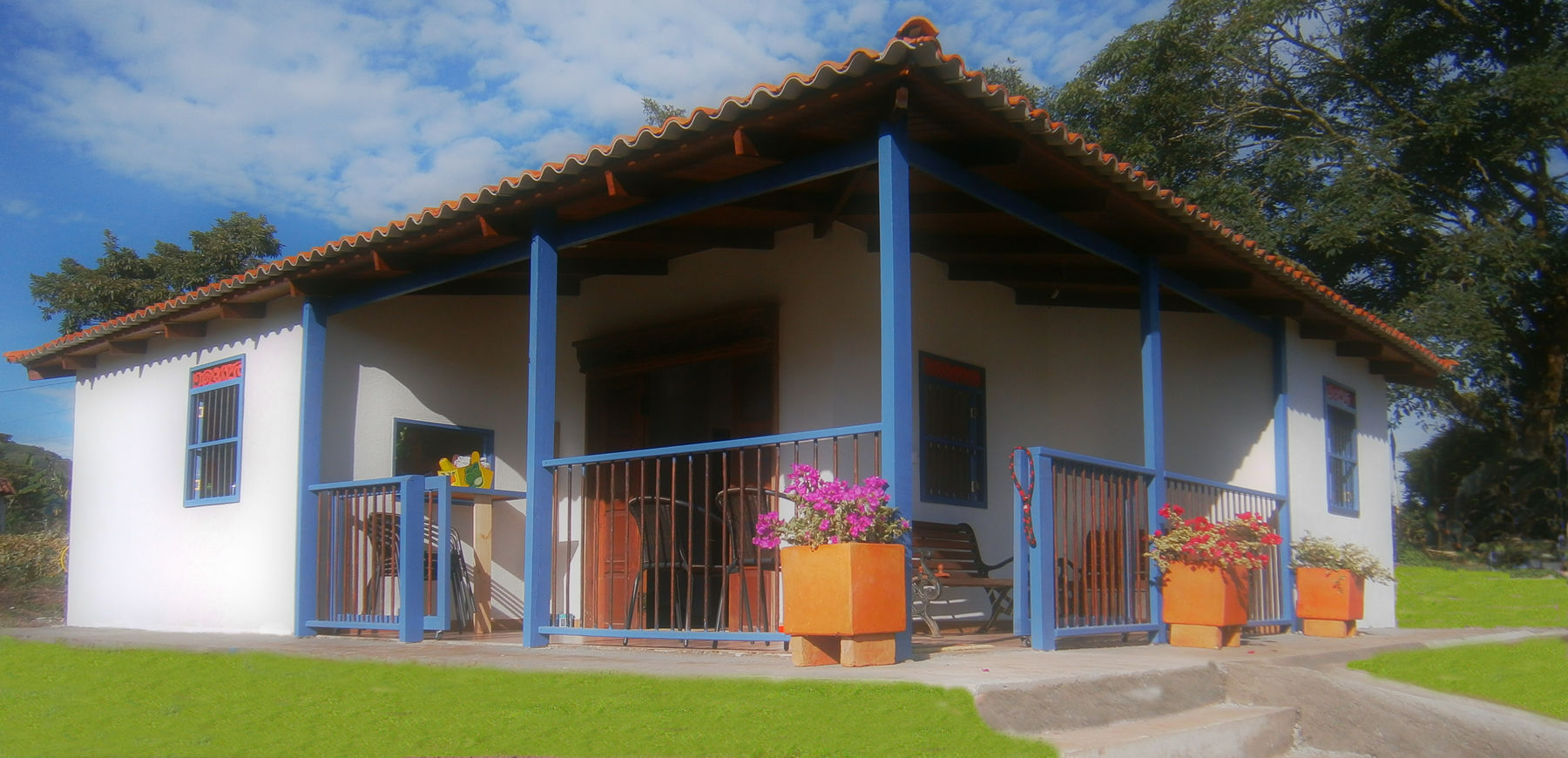 casa cafetera Construexpress Casas de estilo rural Concreto