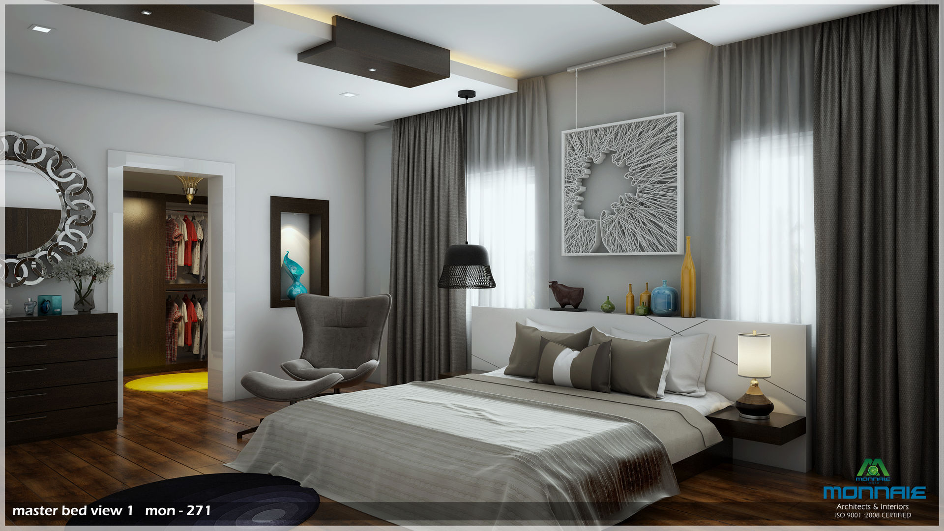 Bright and Energetic Design, Premdas Krishna Premdas Krishna Спальня в классическом стиле