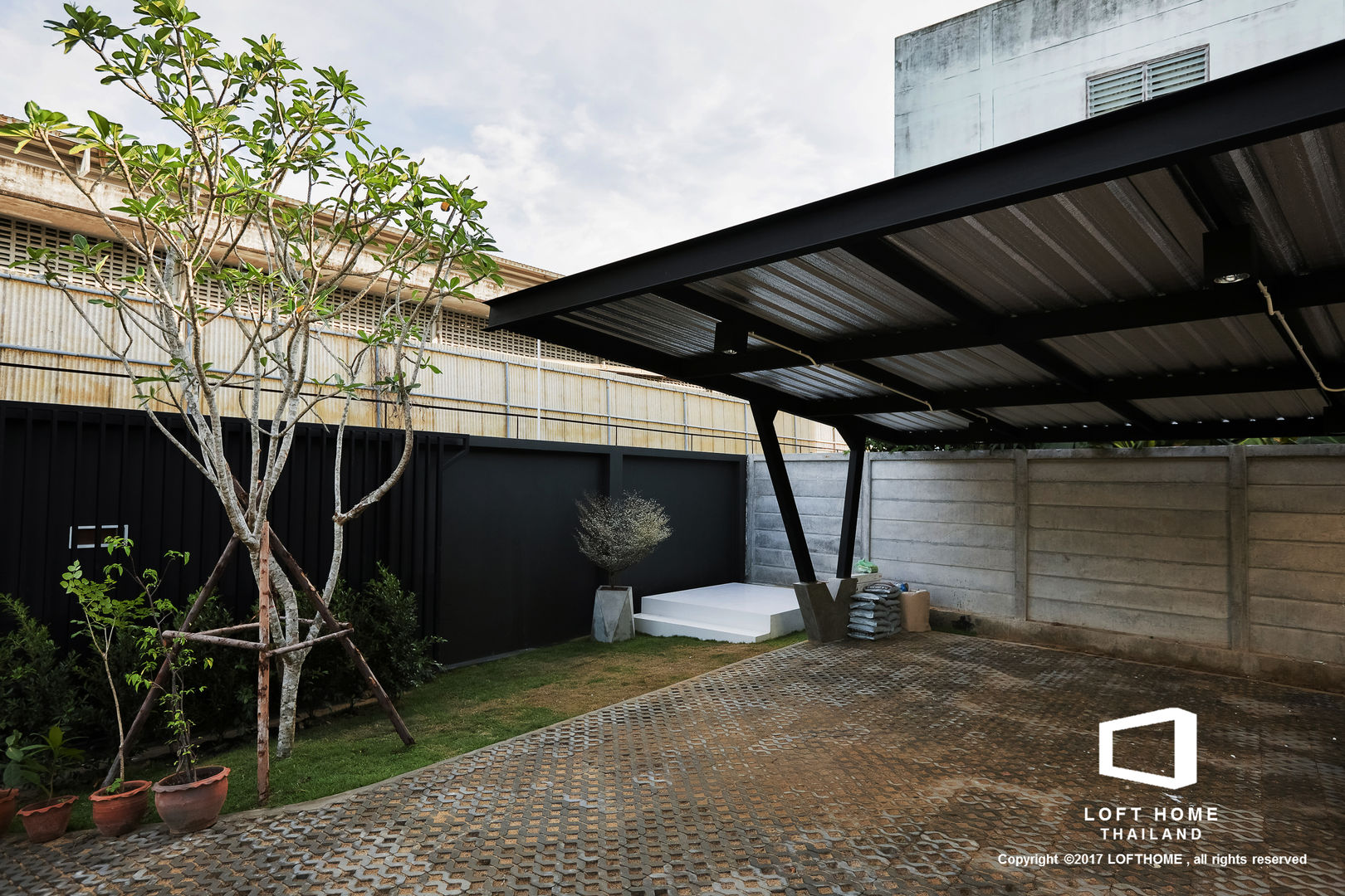 homify Garagens e edículas modernas