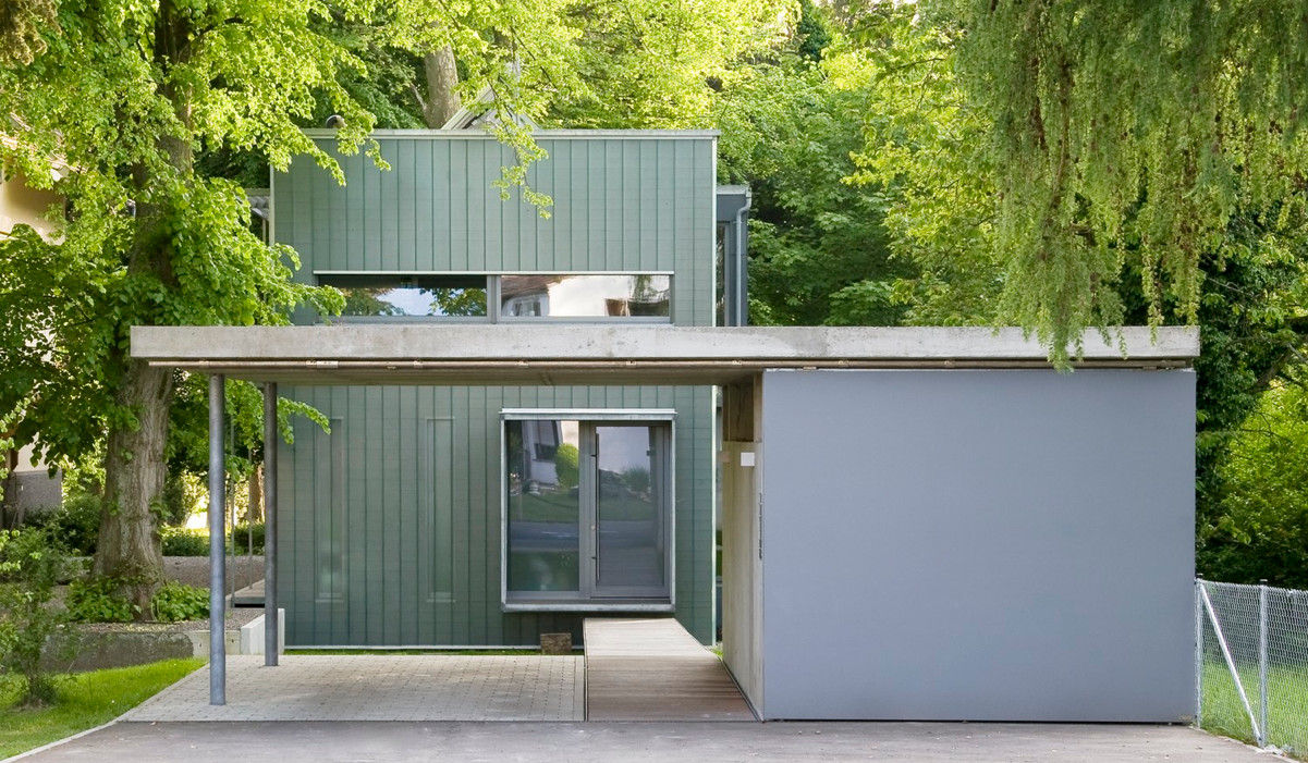 HAUS AM SEEUFER, ARCHITEKTEN GECKELER ARCHITEKTEN GECKELER Minimalist houses Concrete