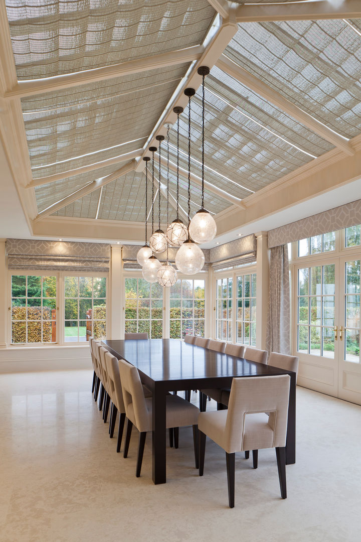 Georgian Orangery opens up the kitchen to include dining space Vale Garden Houses Conservatory